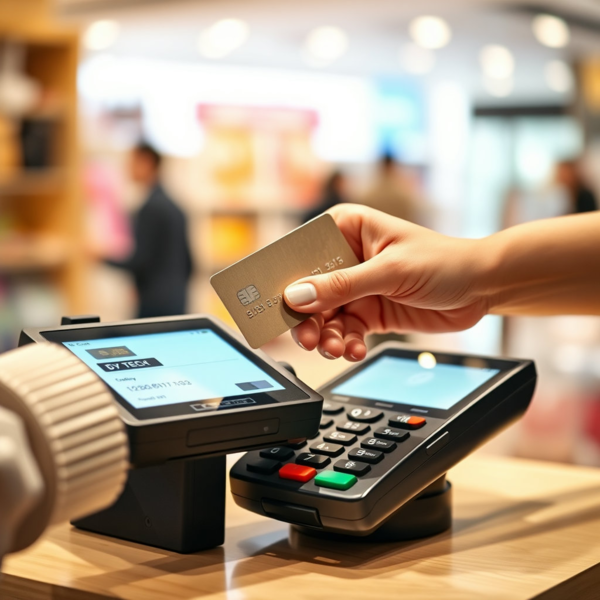 카드 결제를 하는 모습 / 사진 뤼튼에서 생성