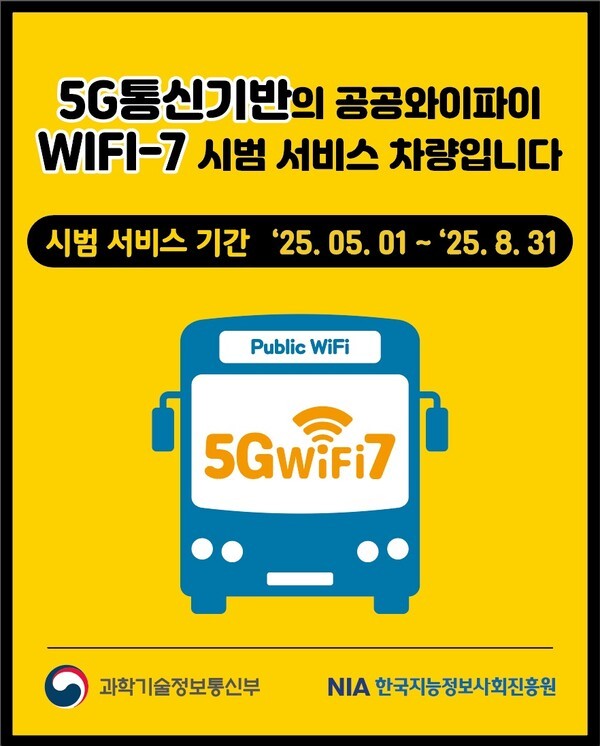 SK텔레콤은 국내 최초로 시내버스에 5G·LTE 통신 기반의 와이파이 7(WiFi-7)을 도입하는 시범 서비스를 제공한다고 4일 밝혔다. / 사진 SK텔레콤