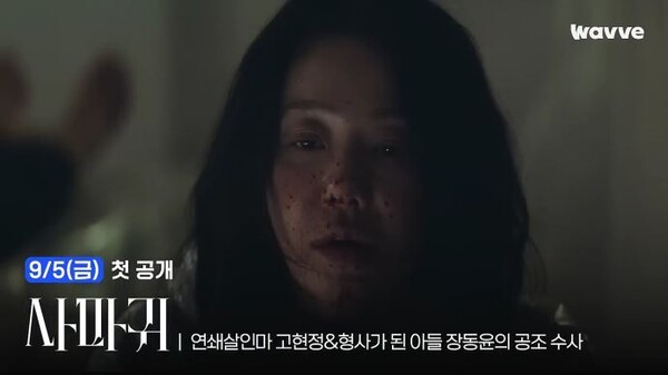 범죄 스릴러 드라마 ‘사마귀, 살인자의 외출’ 포스터 / 사진 웨이브