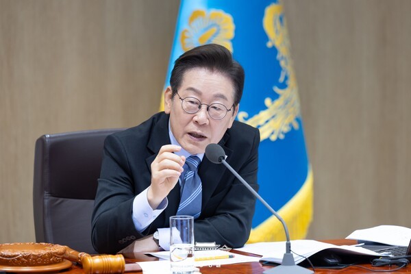 9월 2일 열린 국무회의를 주관하는 이재명 대통령 모습 / 사진 대통령실