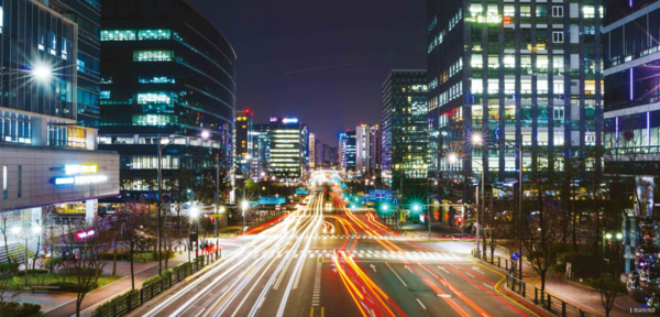 판교의 야경 / 사진 성남시