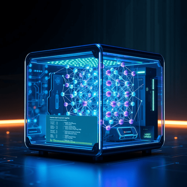 가상으로 만든 양자컴퓨터 모습 / 사진 뤼튼에서 생성