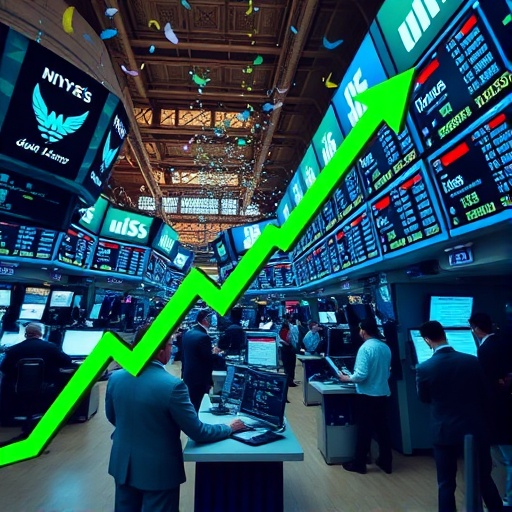 가상으로 만든 뉴욕 증권가 모습 / 사진 뤼튼으로 생성