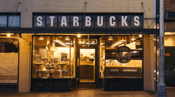 1971년 문을 연 스타벅스 1호점 모습 / 사진 스타벅스 