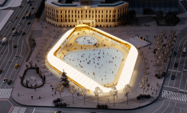 서울광장 스케이트장 조감도 / 사진 서울시