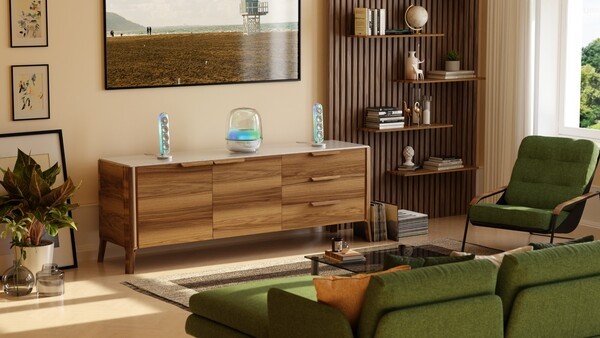 거실에 설치된 하만카돈