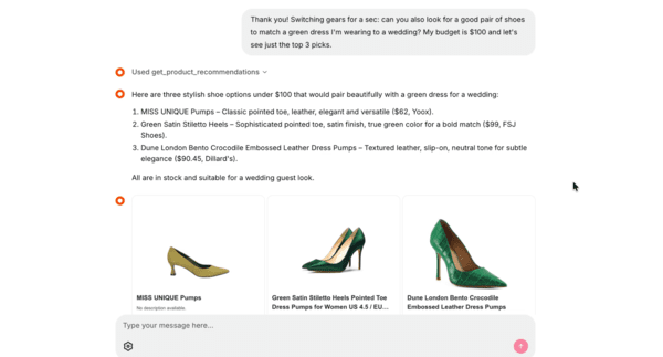 크리테오의 에이전틱 커머스 추천 서비스 작동 예시 / 사진 크리테오