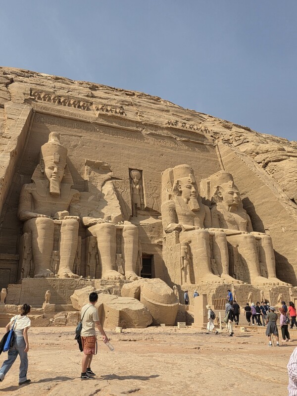 고대 이집트의 파라오 람세스 2세가 건설한 아부심벨 신전 / 사진 장엘리 교수