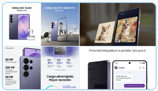 X(옛 트위터) 이용자 ya_sking12767이 올린 갤럭시S26 관련 주요 정보를 담은 슬라이드 모습 / 사진 X 갈무리