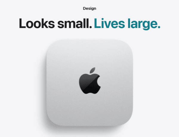 맥 미니 모습 / 사진 애플 홈페이지 갈무리
