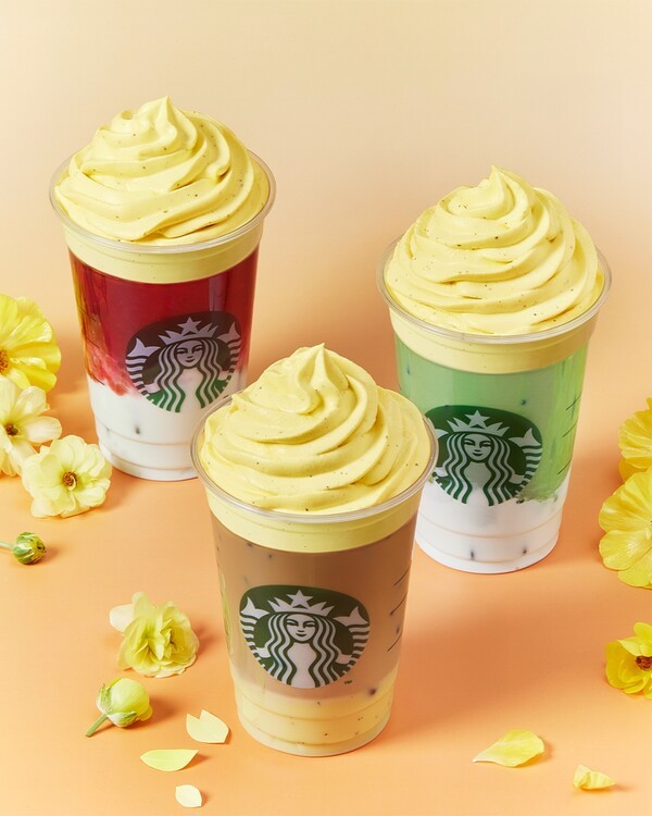스타벅스 슈크림 라떼 3종 모습 / 사진 스타벅스