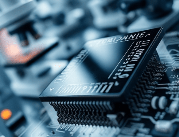 반도체 모습 / 사진 뤼튼으로 생성