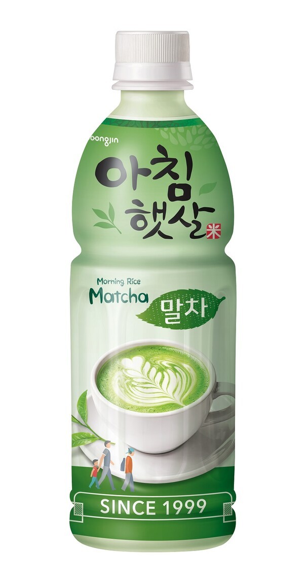 웅진식품의 신제품 아침햇살 말차 / 사진 웅진식품