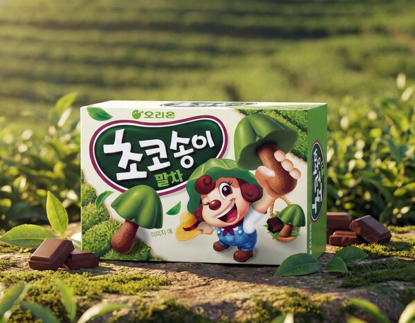 오리온의 초코송이 말차 모습 / 사진 오리온