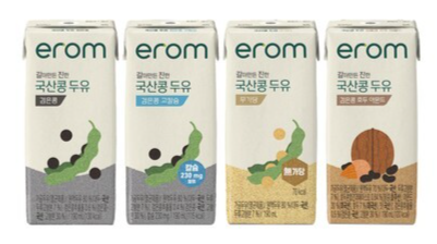 갈아만든 진한 국산콩 두유 4종 모습 / 사진 이롬